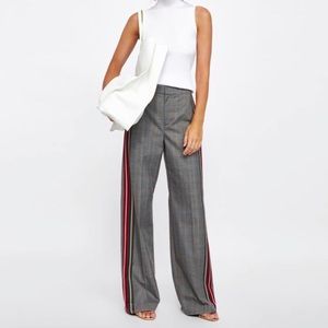 Zara High Waisted Plaid Pants
